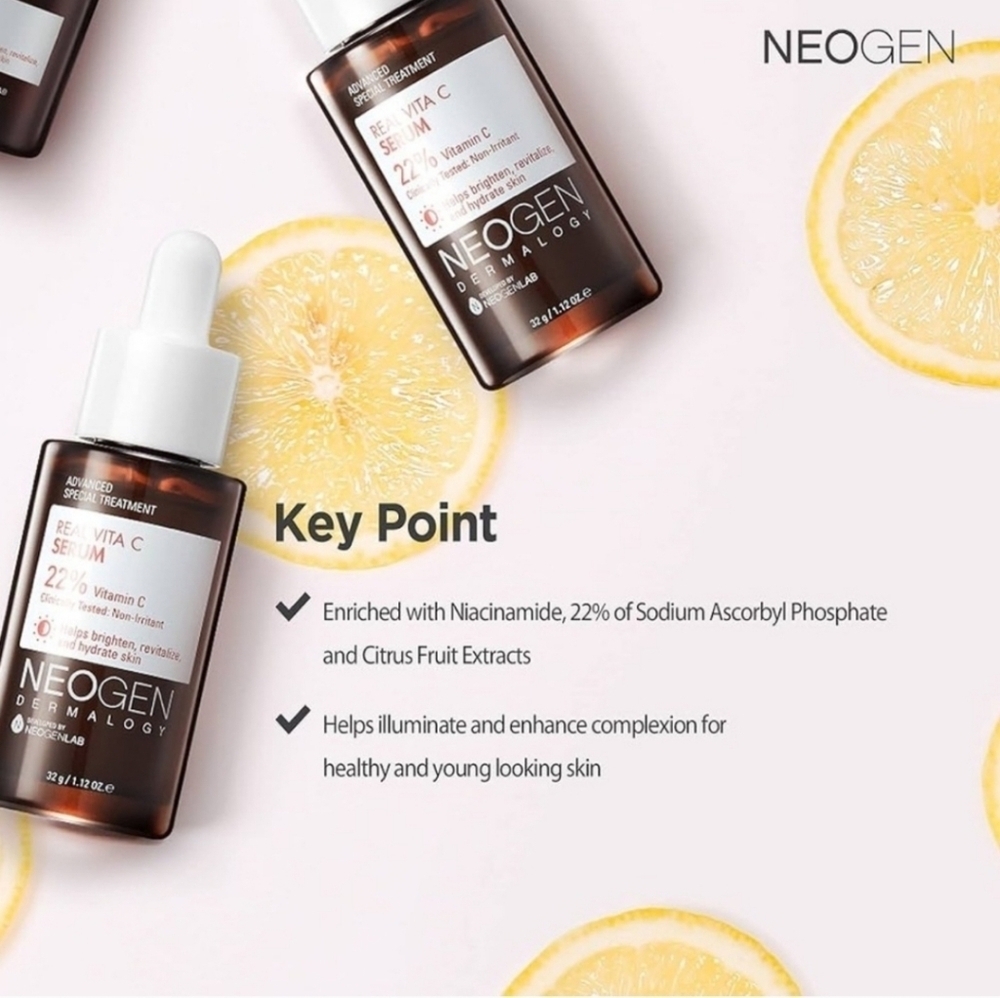 NEOGEN DERMALOGY Real Vita C Serum, New In Box - Picture 4 of 6